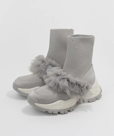 【50%OFF】【22.5cm〜25.5cm】RANDA/ランダ/2WAYビジューニットスニーカー/PH34118/M2A【24AW/ASC】▲△【0523p】