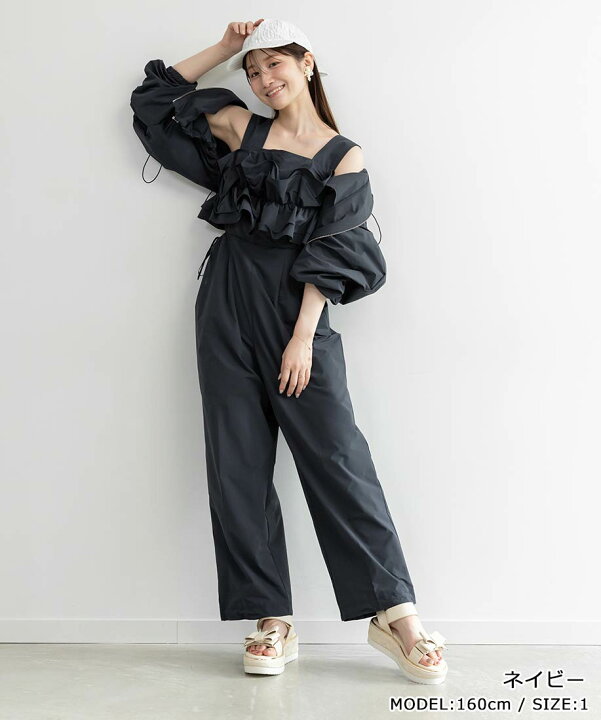 楽天市場】【30%OFF】RANDA/ランダ/フリルデザインコンビネゾン 