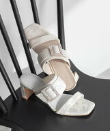 【40%OFF】【22.5cm〜25.5cm】RANDA/ランダ/トワルドゥジュイビジューパーツサンダル/DS35115/J【25SS】…