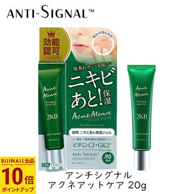 【最大555円割引☆スーパーセールクーポン配布中】ビジナル アンチシグナル アクネアットケア 20g 1個 ニキビ シミ そばかす 保湿 薬用 肌荒れ