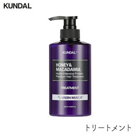 クンダル　プロテイントリートメント ハニー＆マカダミア イランイラン 500ml 1個　KUNDAL H&M 敏感肌 刺激が少ない 地肌にやさしい 自然由来 ポンプタイプ ボトル