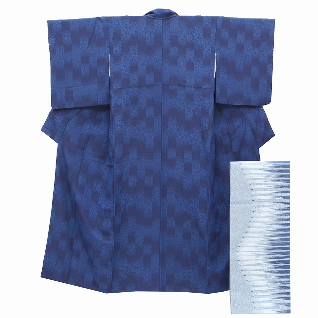 5％OFF リサイクル着物 小紋 着物 帯 帯締め 帯揚げ セット 正絹