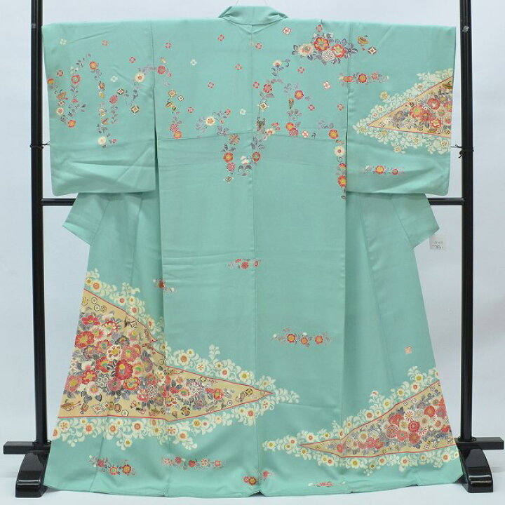 楽天市場】＼最大15%OFFｸｰﾎﾟﾝ/ 【中古】 訪問着 中古 身丈162.5cm 裄丈  