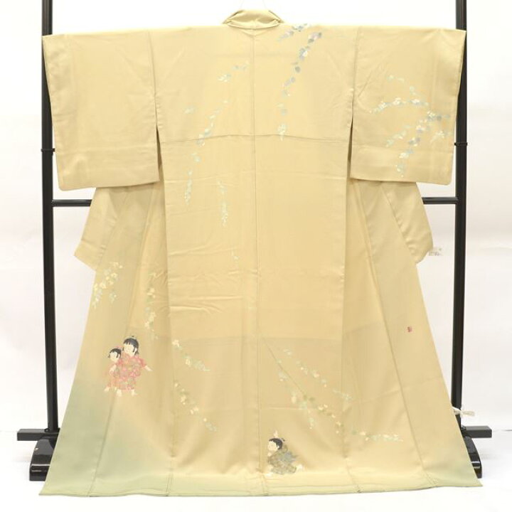 楽天市場】【中古】 訪問着 中古 身丈171cm 裄丈70cm 正絹 仕立て  