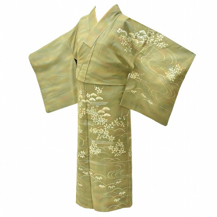 楽天市場】【中古】 紬 単衣 中古 正絹 リサイクル着物 仕立て上がり  