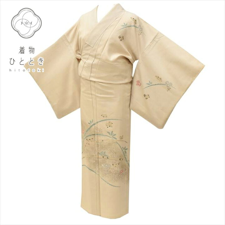 楽天市場】＼最大15%OFFｸｰﾎﾟﾝ/ 【中古】 結城紬 単衣 絞り 正絹 