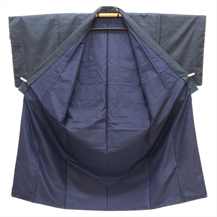 大島紬 正絹 アンサンブル 身丈135.5cm S 裄丈70cm 男性用 メンズ 羽織  