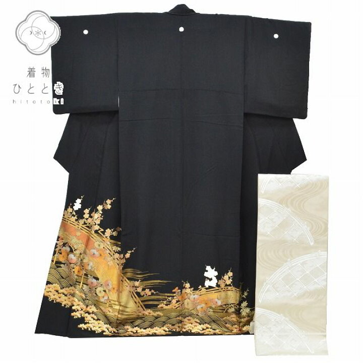 楽天市場】【中古】 黒留袖 リサイクル着物 中古 帯 正絹 結婚式  