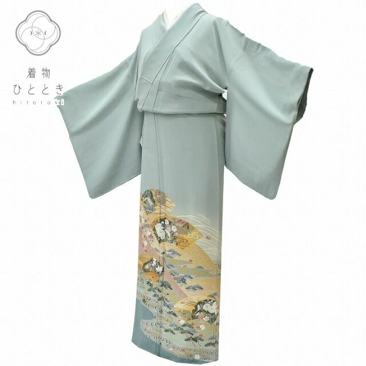 楽天市場】【中古】 リサイクル着物 身丈166.5cm 裄丈64cm 色留袖 正絹  