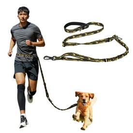 Chaoos 大型犬 リード 犬 リード 伸縮 犬リード小型犬 リード 犬用リード 人気 長め 長さ1.35m～1.9m【高級航空アルミニウム金具】トレーニングリード 夜散歩 訓練用 持ち手2個 伸縮リード 痛