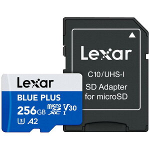 Lexar Blue Plus Micro SD�J�[�h 256GB