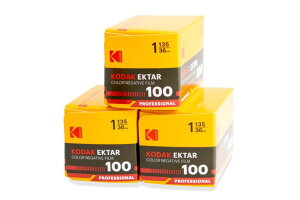 Eastman Kodak �J���[�l�K�t�B���� EKTAR 100 35mm 36���B 3�{�Z�b�g