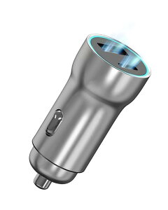 シガーソケット USB  USB-C カーチャージャー車 充電器【 PD30W+QC3.0/急速充電/全金属】AFFLIC Type-C シガーソケット 12V/24V車対応 車載充電器12〜24V車対応