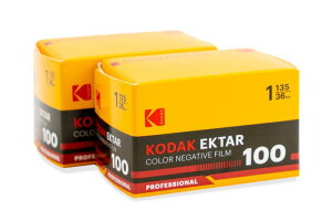 Eastman Kodak �J���[�l�K�t�B���� EKTAR 100 35mm 36���B 2�{�Z�b�g