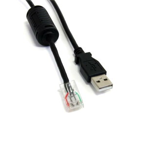 StarTech.com APC UPS��pUSB�P�[�u�� 1.8m USB A (�I�X) - RJ-45 (�I�X) AP9827��փP�[�u�� USBUPS06
