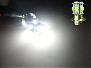 6v ���t 50cc �o�C�N P15D PH7�ȓd�� LED �w�b�h���C�g/�� �z���C�g HiLo�ؑ� 6000k �X�N�[�^�[ ����