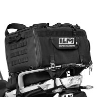 ILM バイク用シートバッグ 50L-70L大容量 ツーリングバッグ 防水 バイクリュック 4WAY多機能 容量拡張 乾…