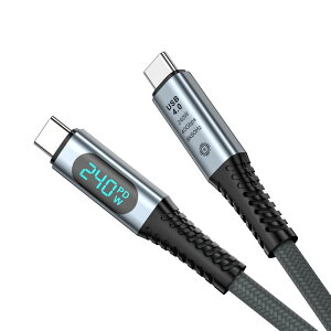 Type C USB3.2 �[�d�P�[�u���yPD�}���[�d 240W �zUSB4 �[�d�P�[�u�� 20Gbps���� 4K@60Hz�f���o��/USB3.1/3.0/2.0 �����]�� Mac Studio Macbook iPad mini Galaxy���̑�Ty