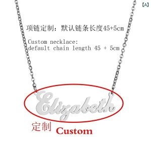 �N���X �{�[�_�[ SHEIN �X�e�����X ���� �l�[���l�b�N���X�J�X�^���J�b�g�V���v�� �p�� ���� �����O�Z�[�^�[�`�F�[��