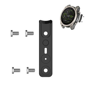 �K�[�~���Ή��p Fenix8 Dual Power 51mm�Ή��p ���^���o���p�[ ���ʕی� �X�e�����X�� Quatix8 51mm�Ή��p �T�C�h�K�[�h �l�W�Œ莮 ���h�~ �ϏՌ� �H��t�� �ȒP��t �E���\ 1�Z�b�g