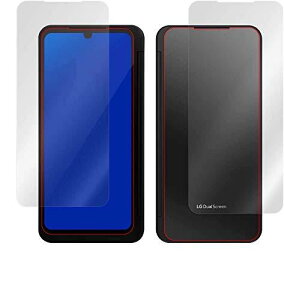 PET���t�B���� �����K���X�����̍d�x ���d�x9H�f�ލ̗p LG V60 ThinQ 5G L-51A LG �f���A���X�N���[�� �J�o�[�f�B�X�v���C �ی�V�[�g�Z�b�g ������ ���{�� OverLay Brilliant 9H O9HBL51ADUALS/