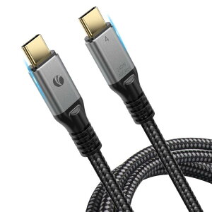 USB4 �P�[�u�� �T���_�[�{���g 4/3�Ή� VCOM [�ŐV�݌v] �����]�� PD 240W�Ή� Type C �}���[�d �T���_�[�{���g �P�[�u��8K@30Hz Single/5K@60Hz / 4K@60Hz �f���o�� usb4.0 3.1 3.0