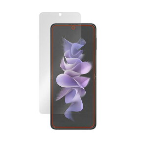 �~���r�b�N�X Galaxy Z Flip3 5G SC-54B / SCG12 ���C���f�B�X�v���C�p�ی�V�[�g �p �ȖʑΉ� TPU �ی� �t�B���� �ᔽ�� ���C�� �Ռ��z�� OverLay FLEX