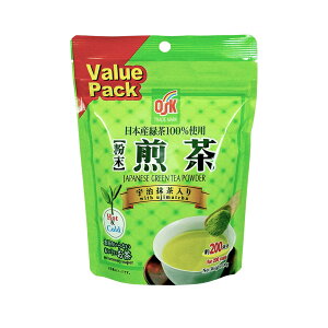 OSK CX^g  100g 1/2 F {YΒ100%gp  200t }{̂Ȃ HOT COLD  JAPANESE GREEN TEA POWDER