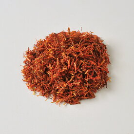 国産ベニバナ（紅花）乾燥花びら（乱花）30g ◆ 草木染（材料）天然・植物染料