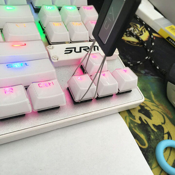楽天市場】キートップ引き抜き工具 2本セット メカニカルキーボード 