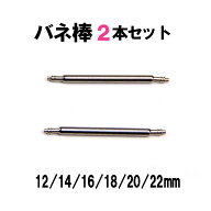 【★毎日お買い得★】 バネ棒 ばね棒 2本 セット ばね 腕時計 時計 ベルト 工具 交換 ウォッチ 12mm 14mm…