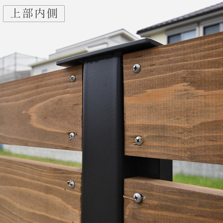 楽天市場】ウッドフェンス 3ピッチセット施工後高さ約1600mm 幅約 
