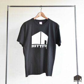 〈半袖〉HITTITE ロゴTシャツT-shirt デザインTシャツ 半袖 ブラック 黒 綿100％ オリジナルTシャツ オリジナルロゴ ミニマリストスタイル インダストリアルデザインヒッタイトプロ