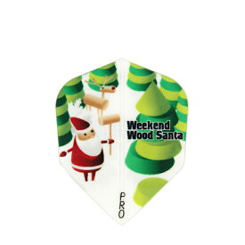 PROフライト indiesシリーズ Weekend Wood Santa ＜セミスタンダード＞プロ Flight インディーズ ソフトダーツ ダーツ フライト ダーツ 羽 darts flight