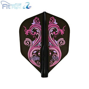 COSMO DARTS(�R�X���_�[�c) Fit Flight�yAIR�z(�t�B�b�g�t���C�g �G�A�[)×�~�c�L�� ver.2 �V�F�C�v D�u���b�N �~�c�L��I�胂�f���@(�_�[�c �t���C�g fit�t���C�g �H darts flight)
