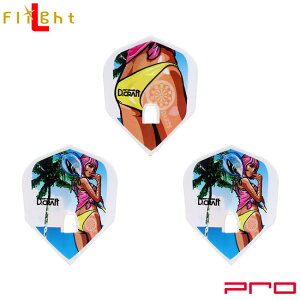 D.CRAFT(�f�B�[�N���t�g) L-Flight PRO(�G���t���C�g �v��) �T�}�[�o�P�[�V���� �V�F�C�v �z���C�g�@(�_�[�c �t���C�g �H darts flight)