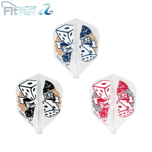 COSMO DARTS(�R�X���_�[�c) Fit Flight�yAIR�z(�t�B�b�g�t���C�g �G�A�[) × ���ԒB�� ver.1 �V�F�C�v �N���A ���ԒB�ƑI�胂�f���@(�_�[�c �t���C�g �H darts flight)
