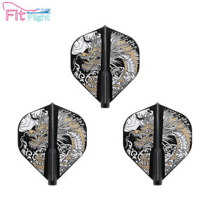 COSMO DARTS(�R�X���_�[�c) Fit Flight(�t�B�b�g�t���C�g) Printed Series DRAGON EMPEROR �X�^���_�[�h D�u���b�N�@(�_�[�c �t���C�g)