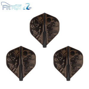 COSMO DARTS(�R�X���_�[�c) Fit Flight�yAIR�z(�t�B�b�g�t���C�g �G�A�[) Printed Series STEALTH3 �X�^���_�[�h D�u���b�N�@(�_�[�c �t���C�g)