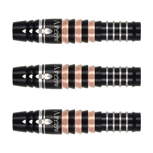 DYNASTY(ダイナスティー) A-FLOW BLACK LINE コーティングタイプ GLASH(グラッシュ) 2BA 19g 大崎裕一選手モデル (ダーツ バレル タングステン ダーツセット ダーツ シャフト ダーツ チップ ダーツ フラ