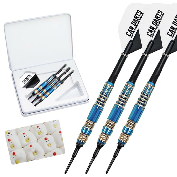 楽天市場】ダーツセット【限定】DARTSLIVE(ダーツライブ) CANDARTS(缶 