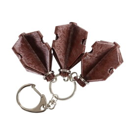 Ptera Factory(プテラファクトリー) フライトスロットケース ＜木目調＞ リング付き　(ダーツ フライトケース アクセサリ)