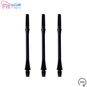 COSMO DARTS(RX_[c) Fit Shaft GEAR(tBbgVtg MA) X Xs DubN 7@(_[c Vtg darts shaft Slim Spin Black)