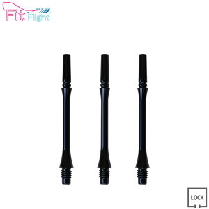 COSMO DARTS(RX_[c) Fit Shaft GEAR(tBbgVtg MA) X bN DubN 5@(_[c Vtg darts shaft Slim Lock Black)
