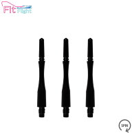 COSMO DARTS(コスモダーツ) Fit Shaft GEAR(フィットシャフト ギア) ハイブリッド スピン Dブラック ＜4…