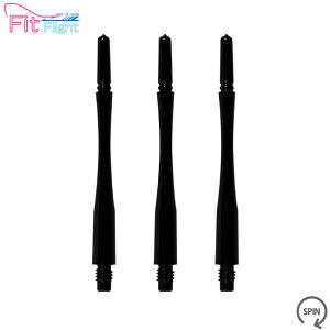 COSMO DARTS(�R�X���_�[�c) Fit Shaft GEAR(�t�B�b�g�V���t�g �M�A) �n�C�u���b�h �X�s�� D�u���b�N ��8���@(�_�[�c �V���t�g darts shaft Hybrid Spin Black)