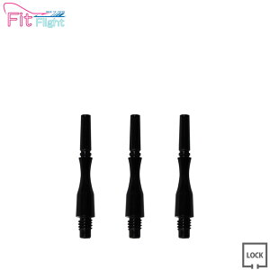 COSMO DARTS(�R�X���_�[�c) Fit Shaft GEAR(�t�B�b�g�V���t�g �M�A) �n�C�u���b�h ���b�N D�u���b�N ��2���@(�_�[�c �V���t�g darts shaft Hybrid Lock Black)
