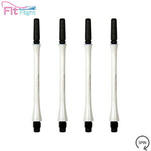 COSMO DARTS(�R�X���_�[�c) Fit Shaft COLOR Carbon(�t�B�b�g�V���t�g �J���[�J�[�{��) �X���� �X�s�� �p�[���z���C�g ��8���@(�_�[�c �V���t�g darts shaft Slim Spin Pearl White)