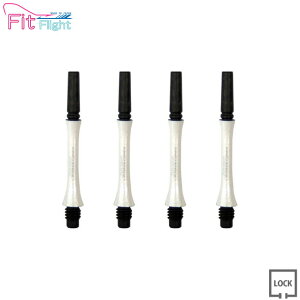 COSMO DARTS(�R�X���_�[�c) Fit Shaft COLOR Carbon(�t�B�b�g�V���t�g �J���[�J�[�{��) �X���� ���b�N �p�[���z���C�g ��3���@(�_�[�c �V���t�g darts shaft Slim Lock Pearl White)