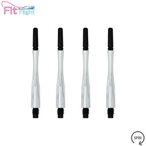 COSMO DARTS(�R�X���_�[�c) Fit Shaft COLOR Carbon(�t�B�b�g�V���t�g �J���[�J�[�{��) �n�C�u���b�h �X�s�� �p�[���z���C�g ��5���@(�_�[�c �V���t�g darts shaft Hybrid Spin Pearl White)